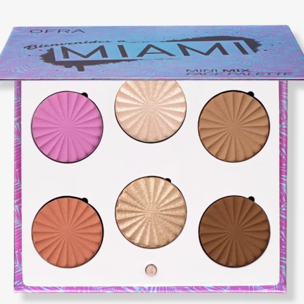 OFRA Bienvenidos A Miami Mini Mix Face Palette blush, highlighters & bronzers
